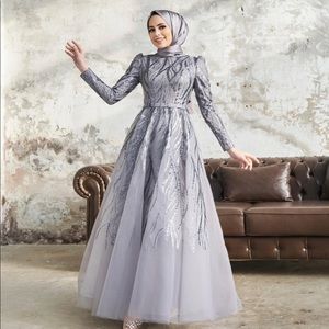 Couture Islamic Clothing Evening Dress